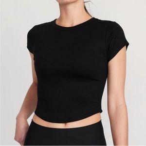 Old navy active ultra lite ribbed short sleeve tee